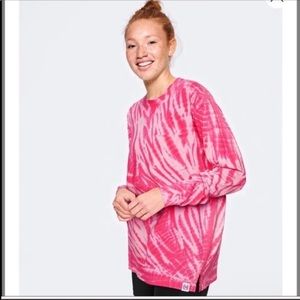Victoria’s Secret PINK long sleeve campus tee smal